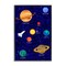 Stupell Industries Solar System Education Framed Giclee, design by Elizabeth Caldwell